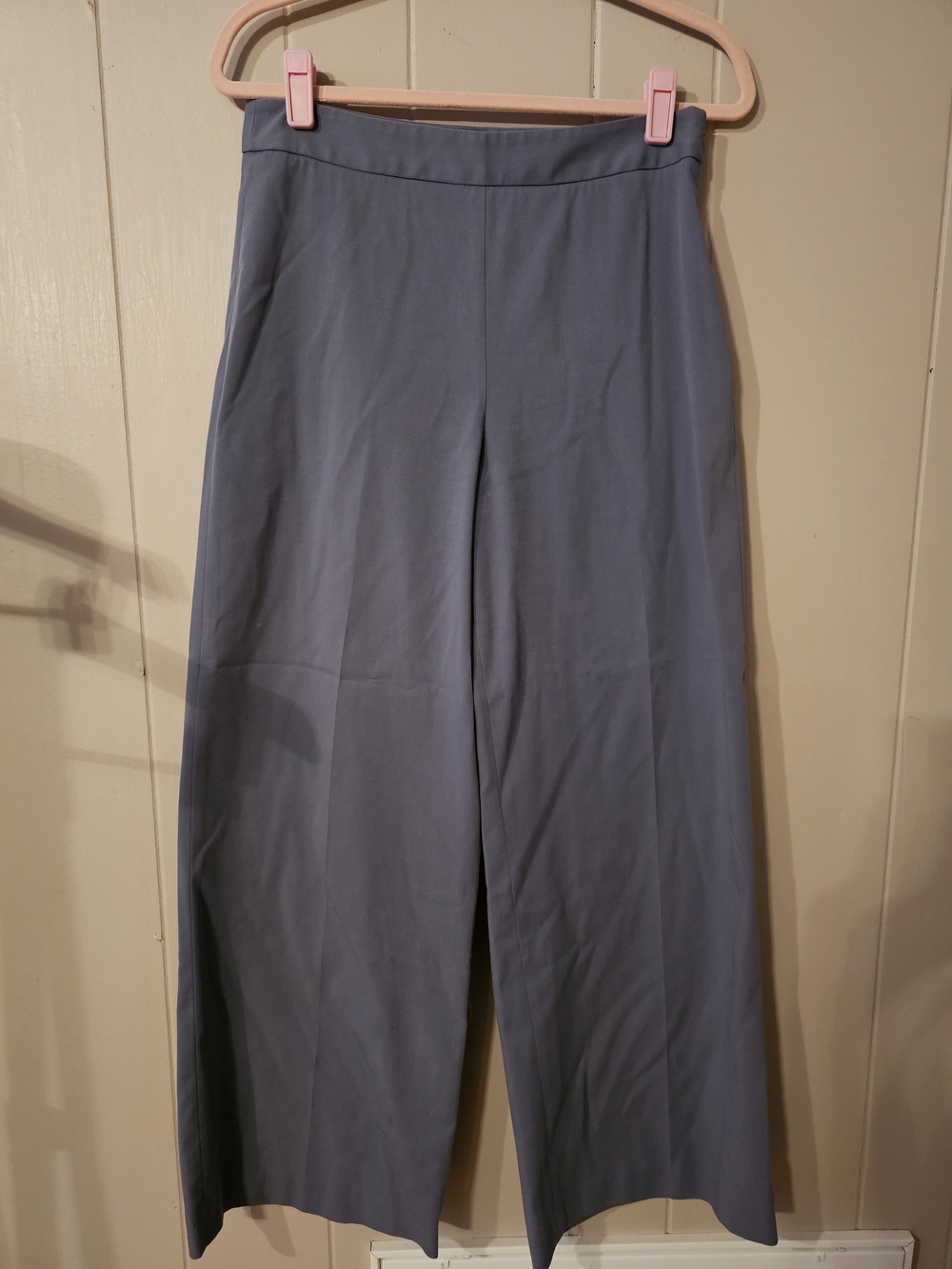 ANTONIO MELANI Wide-Leg Pants in Slate Blue